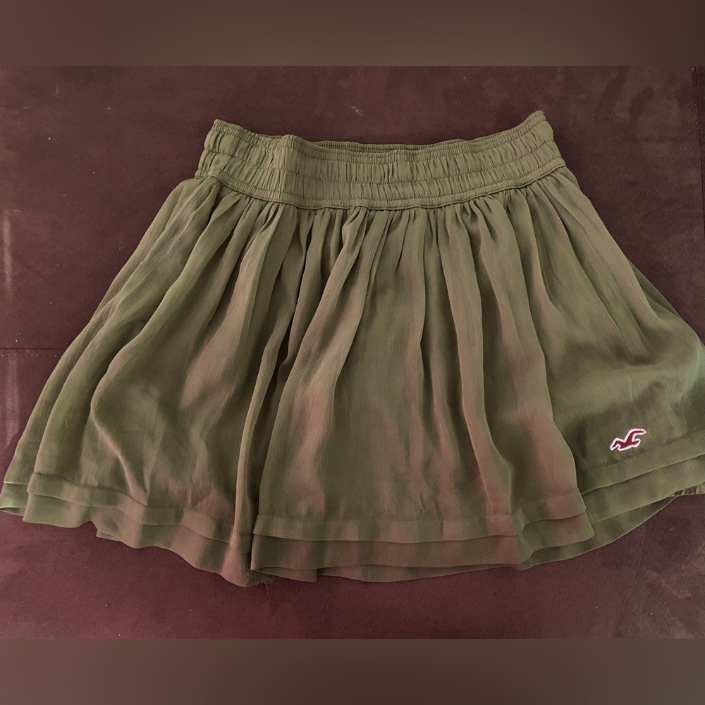 Hollister Green Skirt, Small